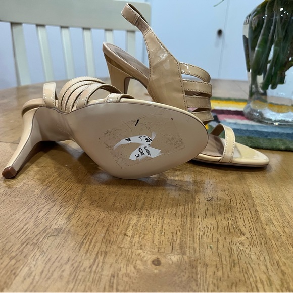 Calvin Klein Tan Slingback Stiletto Heels - Picture 4 of 4